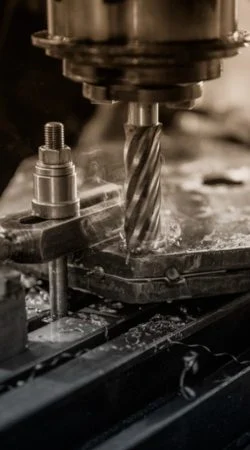 Frez obrabiający element metalowy
